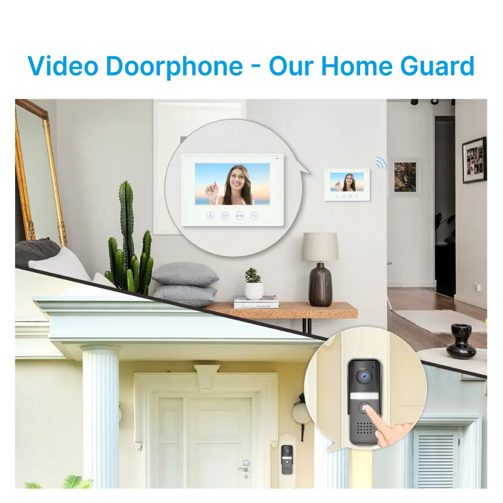 7英寸 WiFi AHD 视频门铃 # RL-B17U-TY-使用 Tuya 智能 App，即可远程监控、对讲和开锁。-200 万像素 AHD 摄像头。-16种铃声可选。-电动锁及门锁连接支持。_ 11